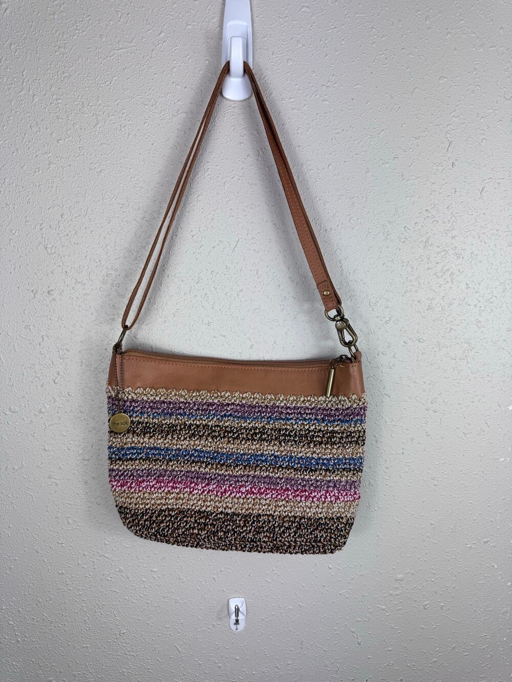 The Sak Lumi Crochet Crossbody Bag